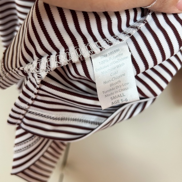 Garb Texas A&M Boys Polo - sz 5-6, sz S - striped, comfy - Picture 4 of 9